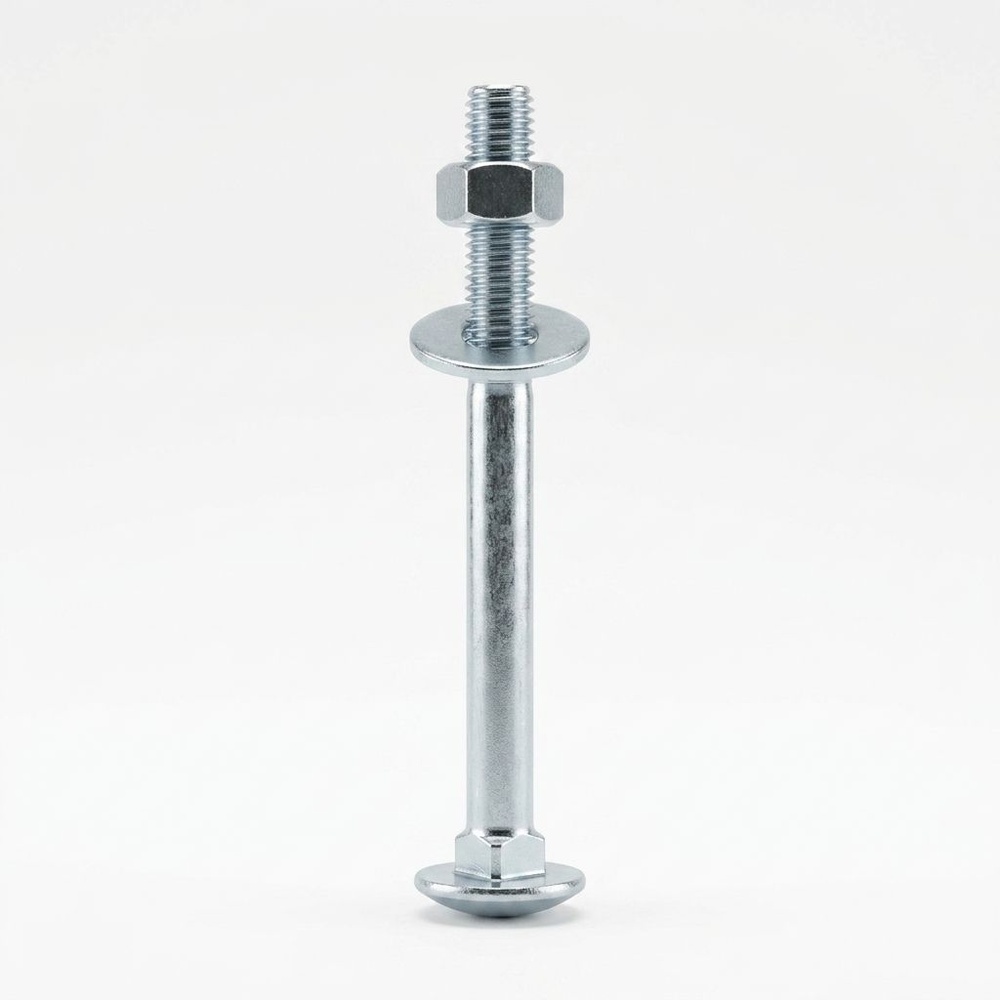 น็อตหัวกลมตีเย็น ขนาด 3/8"x7-1/2"( 1 กก./ถุง)