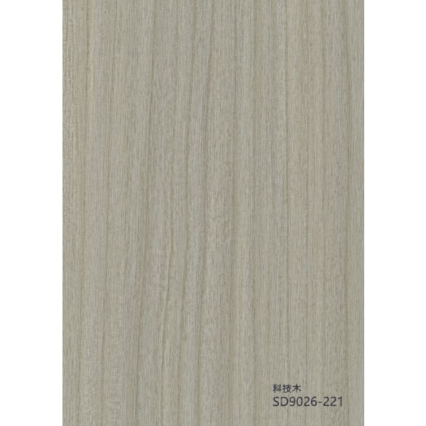 GREAT WOOD แผ่นลามิเนตปิดผิว HPL สีไม้โอ๊ค รุ่นSD9026-221 ขนาด122*280*0.8 ซม.
