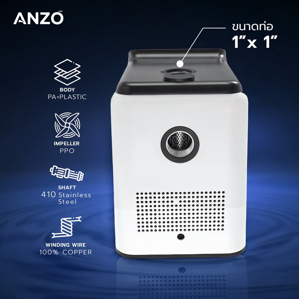 ANZO ปั้มน้ำอัตโนมัติ Inverter กำลัง320 วัตต์ YC320