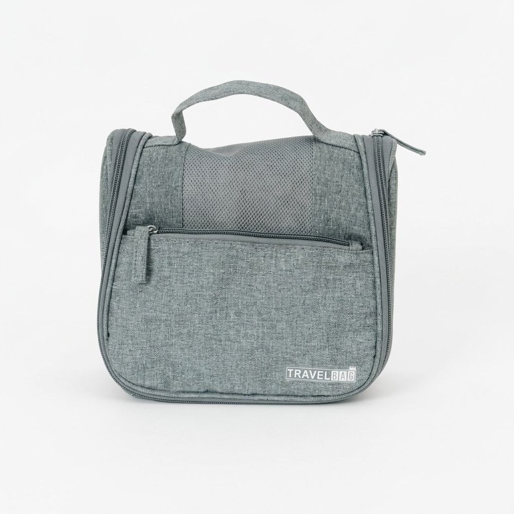 กระเป๋าจัดเก็บอุปกรณ์อาบน้ำ รุ่น ZRH-017-GY ขนาด 23x19x10 cm สีเทา