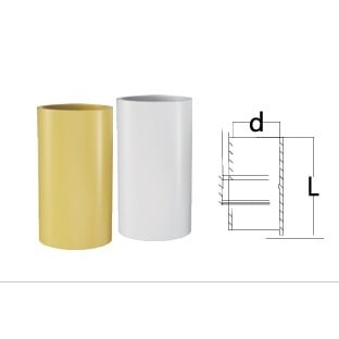 Polygon ข้อต่อตรงร้อยสายไฟJIS 3/4นิ้ว(20) สีขาว 10Pcs/Bag