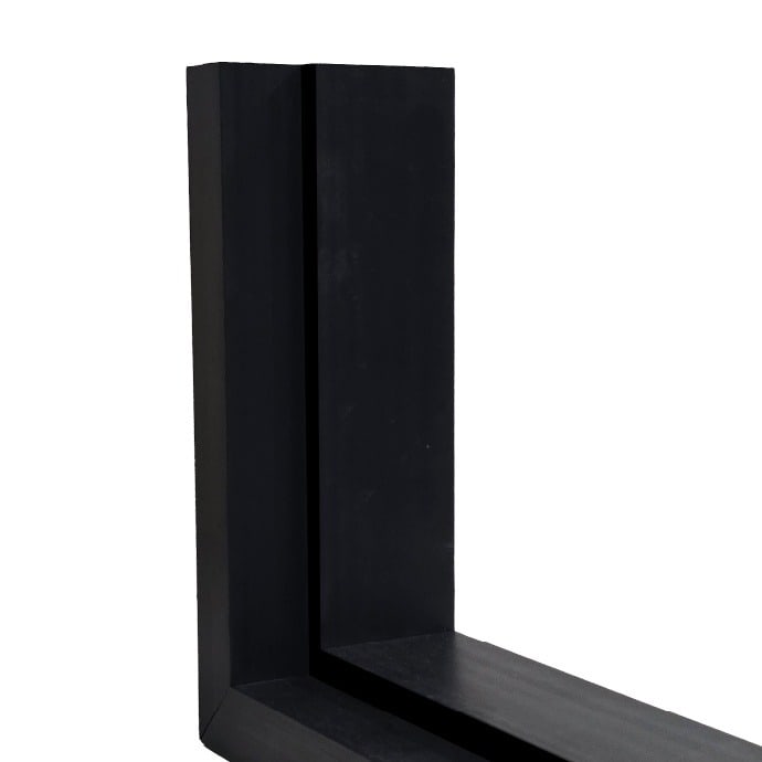 LWD วงกบ ไม้สังเคราะห์ LeoFrame Premium Lite Black Oak Color ขนาด (40/100)มม.x90x200 ซม.