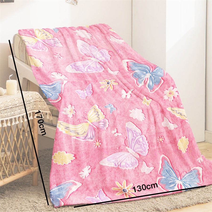 Truffle ผ้าห่ม รุ่น Momo-01 ขนาด 130x170 ซม. สีชมพู