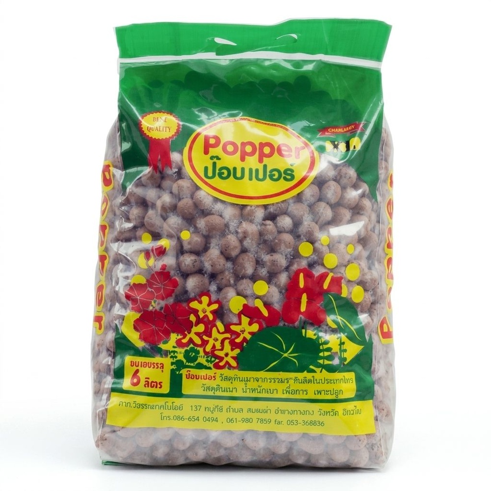 Popper เม็ดดินเผามวลเบา Size XL ขนาด 6 ลิตร