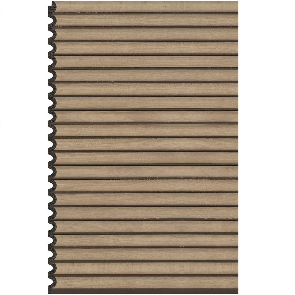 GREAT WOOD ไม้ฝ้าระแนง PS รุ่นJC1590-W0228C1 ขนาด308x9x2900มม. สีLight wood & Bronze