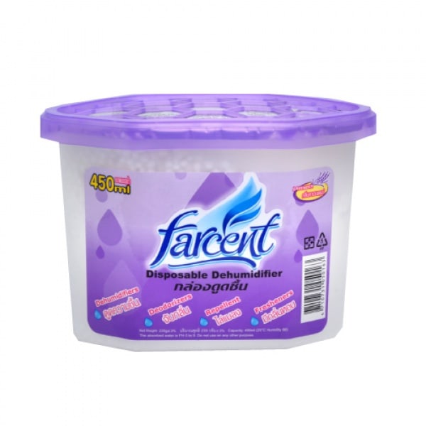 FARCENT กล่องถ่านดูดความชื้น รุ่น 501C V ขนาด 500 มล. 3ชิ้น/แพ็ค