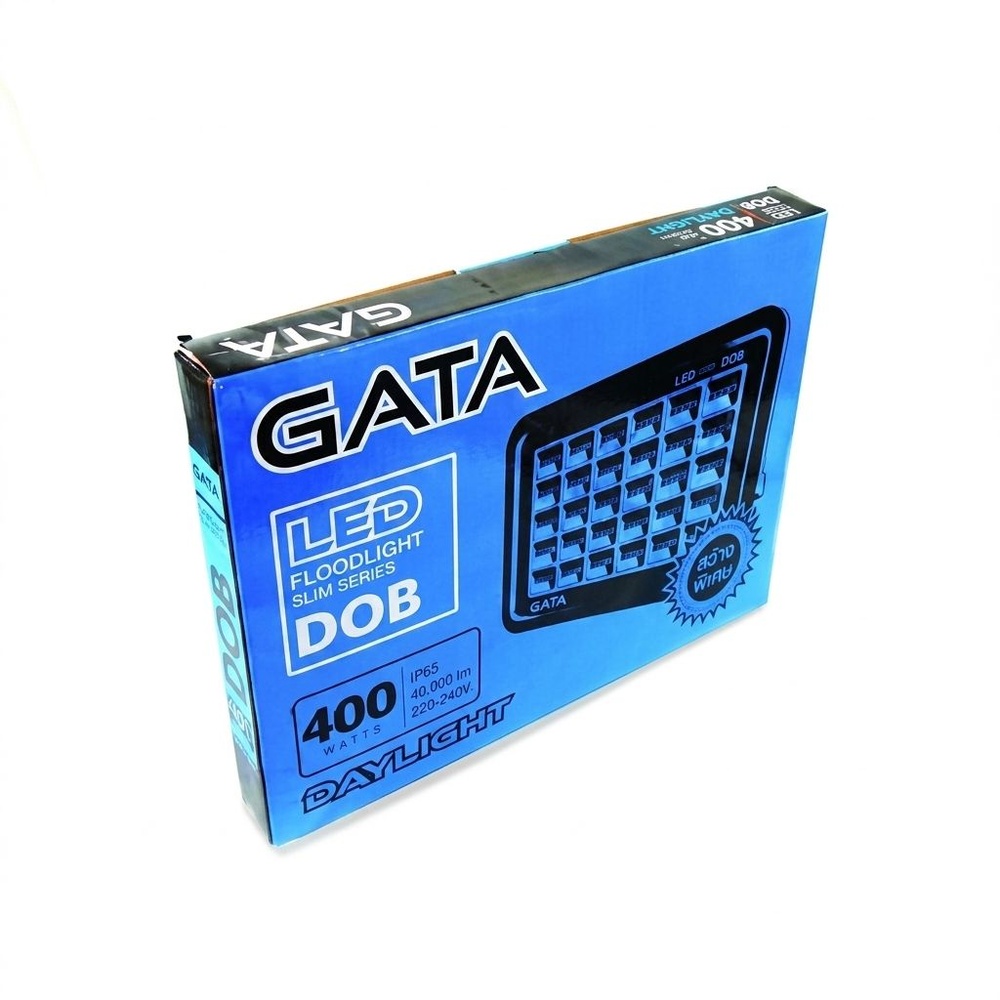 GATA โคมฟลัดไลท์ แอลอีดี 400 วัตต์ เดย์ สลิม สีดำ