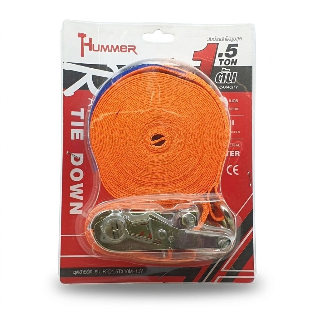 HUMMER ชุดสายรัด (รับน้ำหนักได้ 1.5ตัน) รุ่น RTD1.5TX10M-1.5"