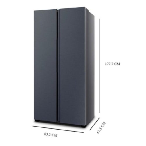 HISENSE ตู้เย็น Side By Side ขนาด 16Q รุ่น RS588N4TS2N สีดำ