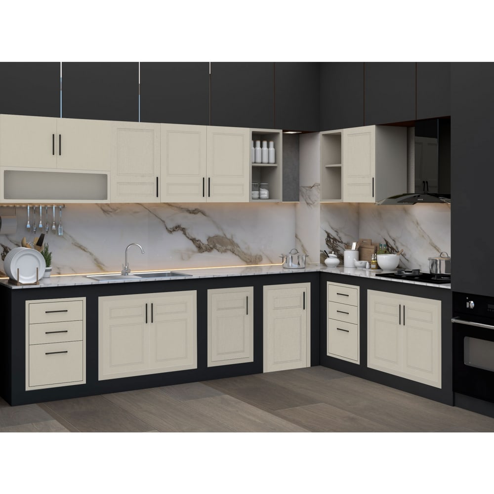 CLOSE ตู้ลิ้นชัก uPVC LIMA ขนาด 44x65 ซม. Vacuum สีเบจ