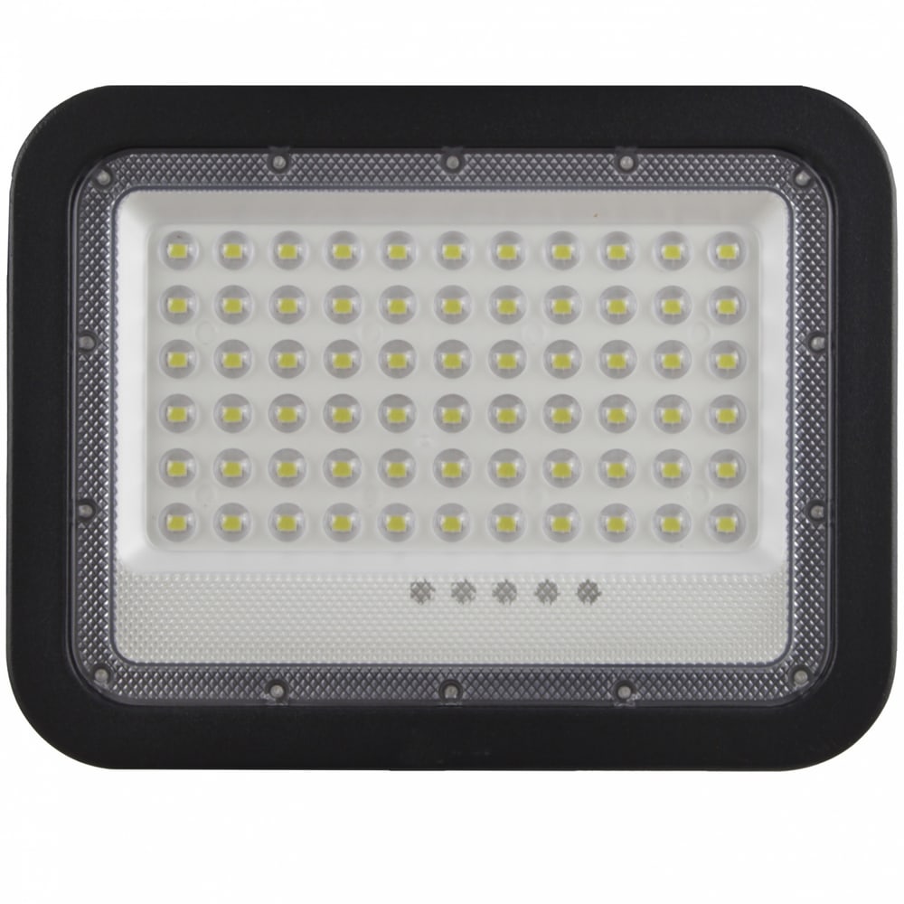 EILON โคมฟลัดไลท์โซล่าเซลส์ 100วัตต์ รุ่นZQ-YX-100W +รีโมท IP65 แสงขาวธรรมชาติ สีดำ