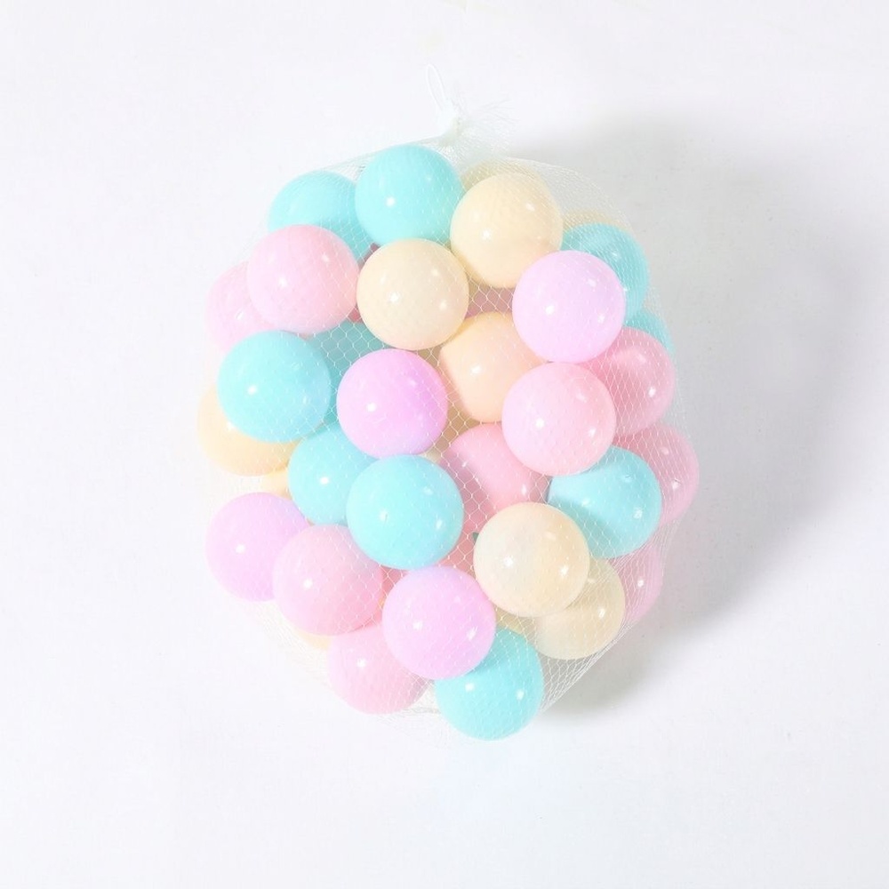 NINO World ลูกบอล PE รุ่น OC002 ขนาด 7ซม. สีพาสเทล 50 pcs/ชุด