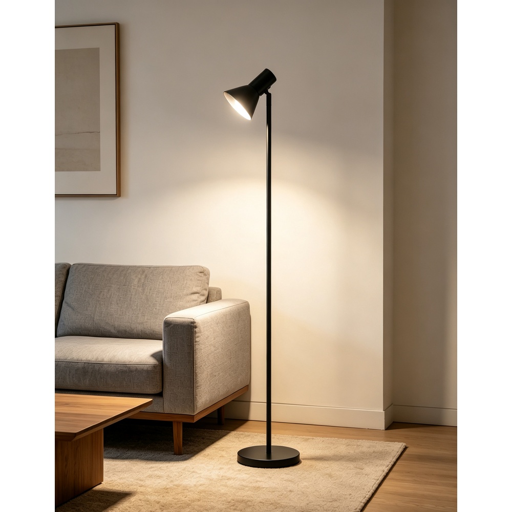 EILON โคมตั้งพื้น Nordic Living HN3402 สีดำ