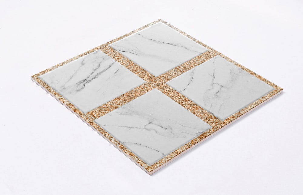 Marbella กระเบื้องเซรามิคปูพื้น 40X40 ซม. รุ่น สแควร์ อิฐ ขาว ZYM354 Matt (12P)