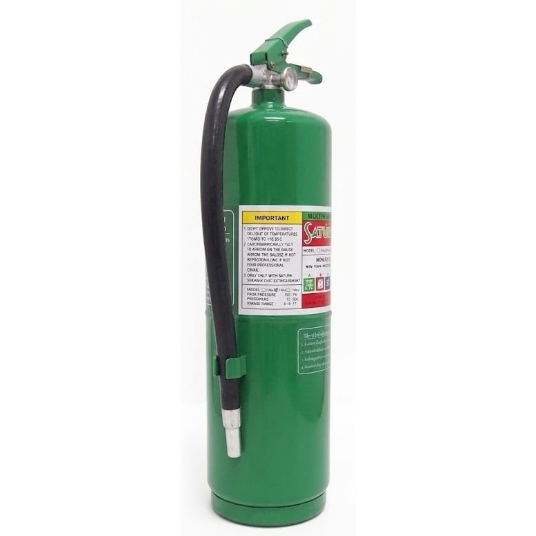 SATURN เครื่องดับเพลิงชนิดสารเหลวระเหย ขนาด 15lb ST15C