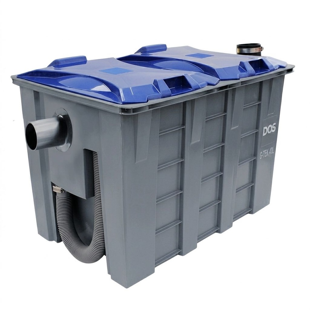 DOS ถังดักไขมันบนดิน ขนาด 40L รุ่น G-TEK สีดำ