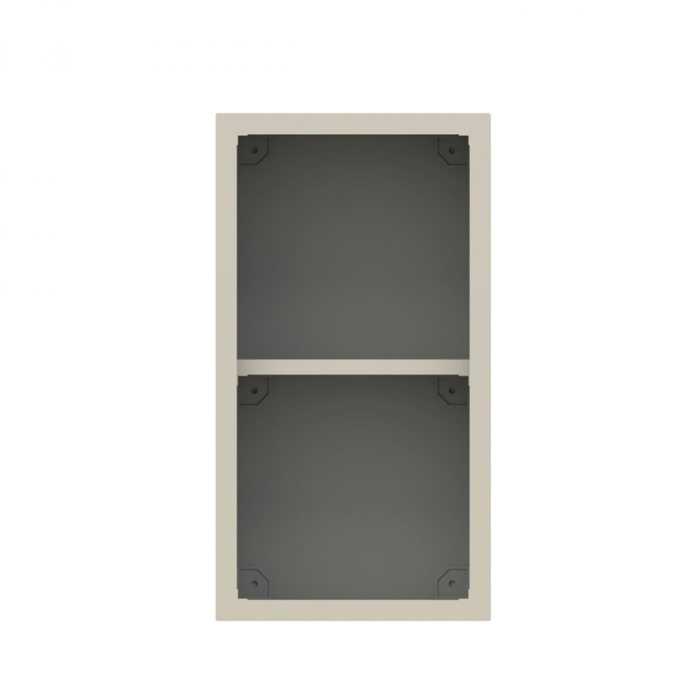 CLOSE Lumine ชั้นเข้ามุม uPVC 30x60x33 ซม. เซาะร่อง สีอัลมอนด์