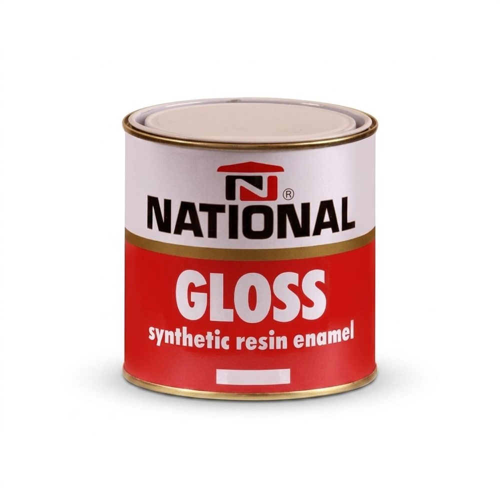 National สีเคลือบน้ำมัน ด้าน M333 กระป๋อง สีดำ
