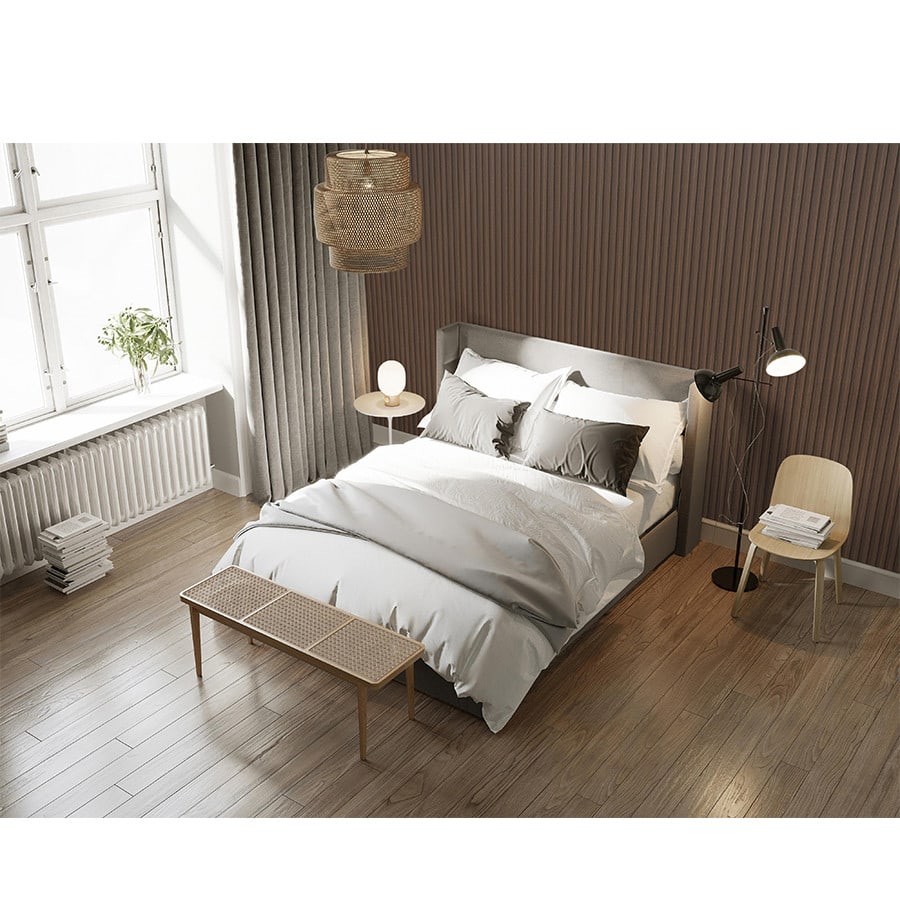 GREAT WOOD ไม้ฝ้าระแนง PVC รุ่นW170*18 ขนาด 170x18x2900 มม. สีBirch