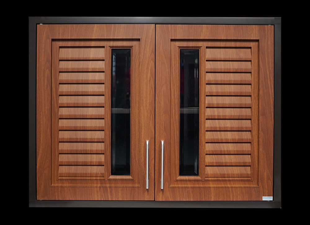 CLOSE ตู้แขวนคู่ ABS 86x66x34 ซม. BROWNIE สีน้ำตาลพรีเมี่ยม