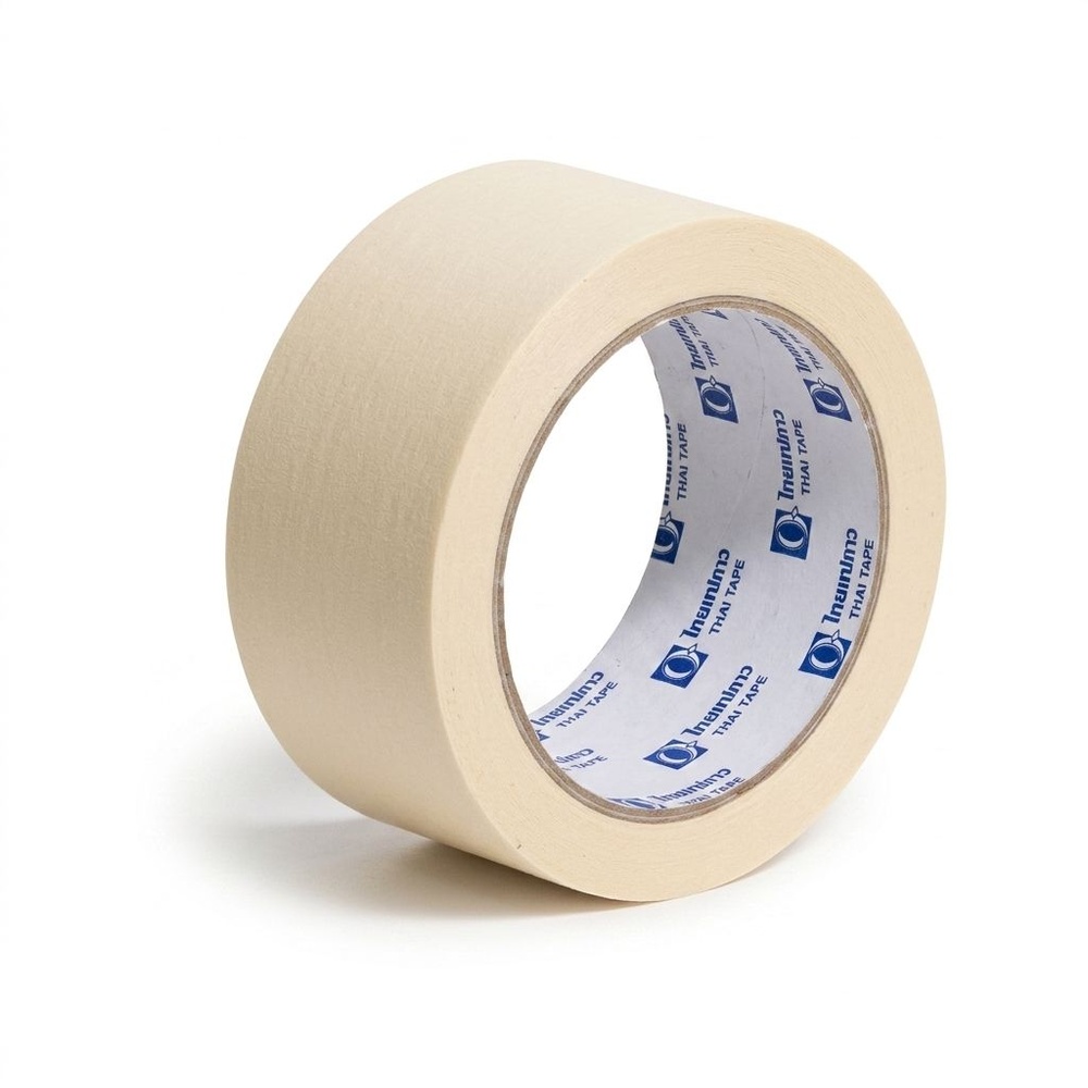 THAI TAPE เทปกระดาษกาวย่น ใช้กับรถยนต์ ขนาด 18mm.x10Y.