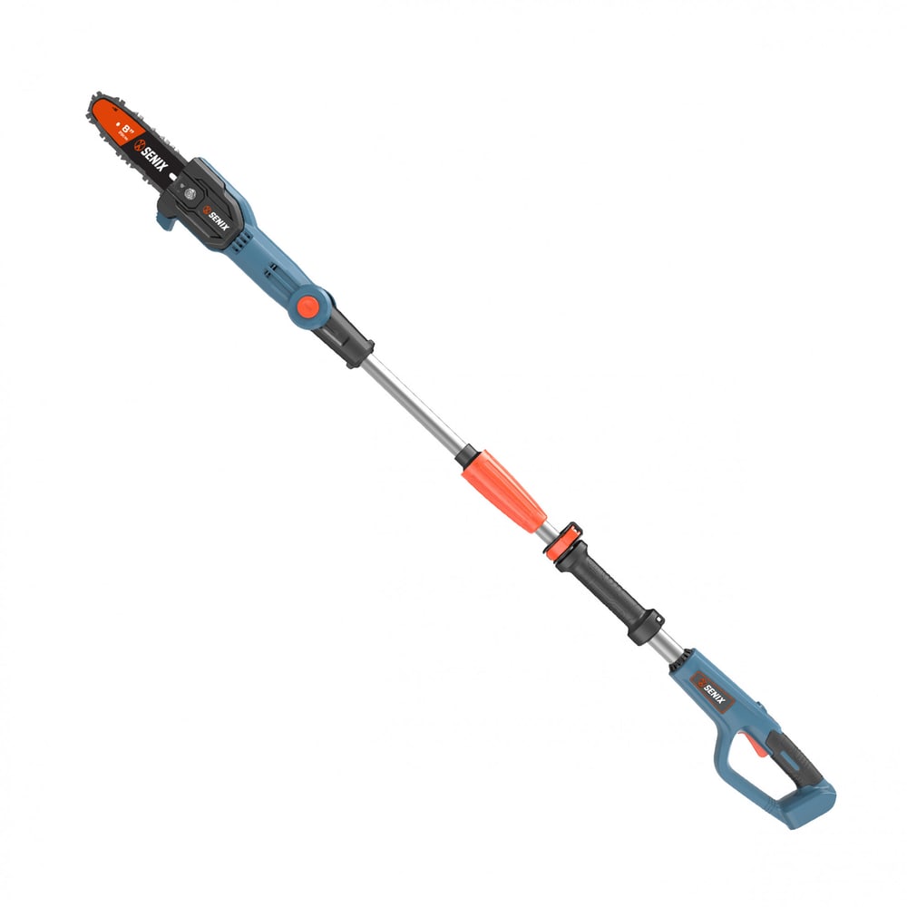 SENIX เลื่อยตัดกิ่งไม้สูงไร้สาย ขนาด 8 นิ้ว 20V(Max) ปรับสูง 1.85 - 2.5 เมตร (พร้อมแบตเตอรี่ 4.0Ah 1 ก้อน) รุ่น CSPX2-M-EU สีน้ำเงิน - ดำ