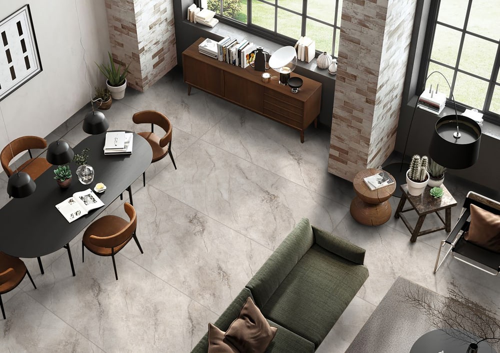 La Arezza 75X150 ซม.กระเบื้องพอร์ซเลน รุ่น Luxura marble brown (DGD20241015) High-glossy Random (2pcs /box 2.25 sqm)