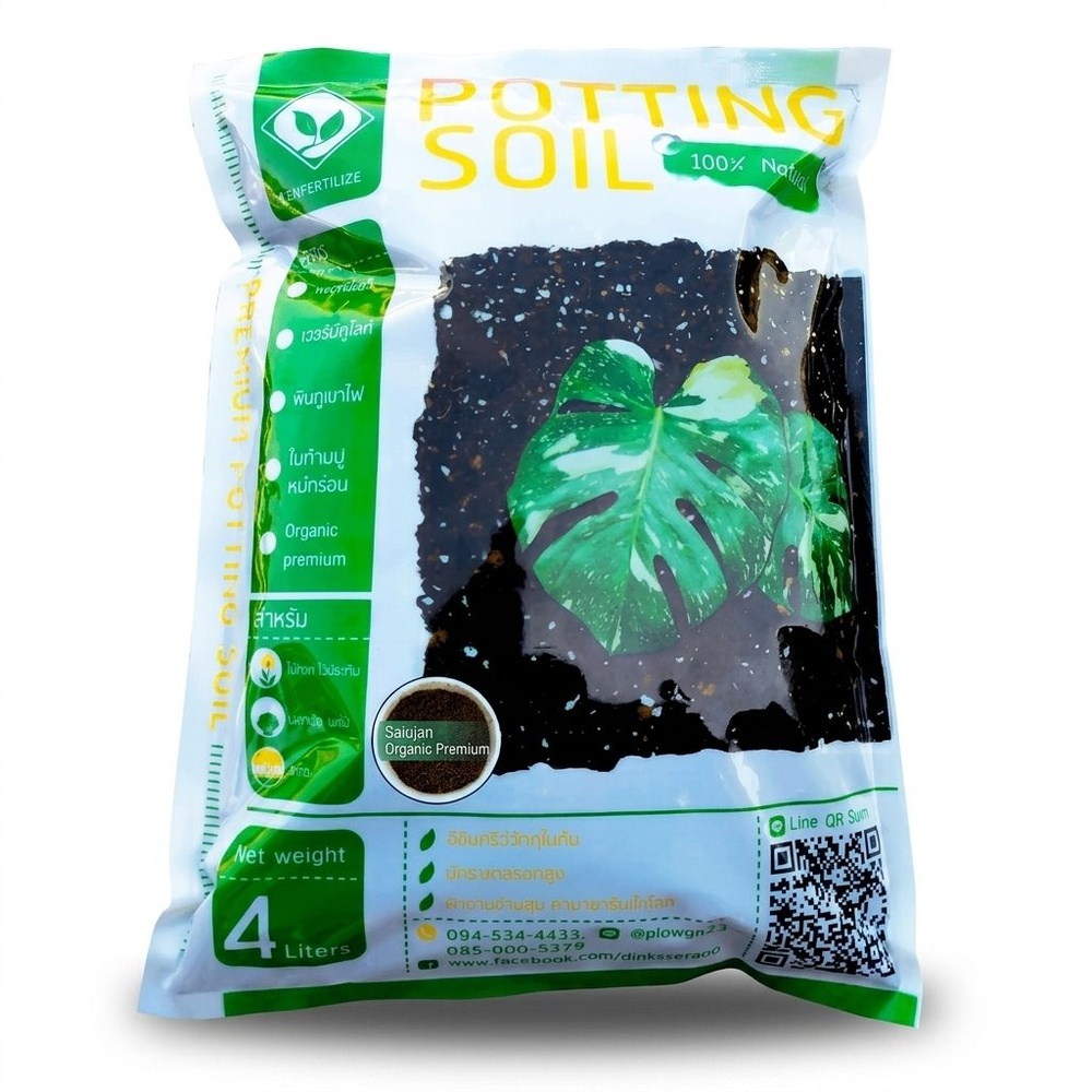 วัสดุปรับปรุงดิน Organic Premium ขนาด 4 ลิตร