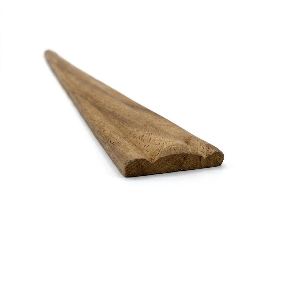 คิ้วไม้สักSJK22 1/4"x1.1/4"x6.1/2ฟุต