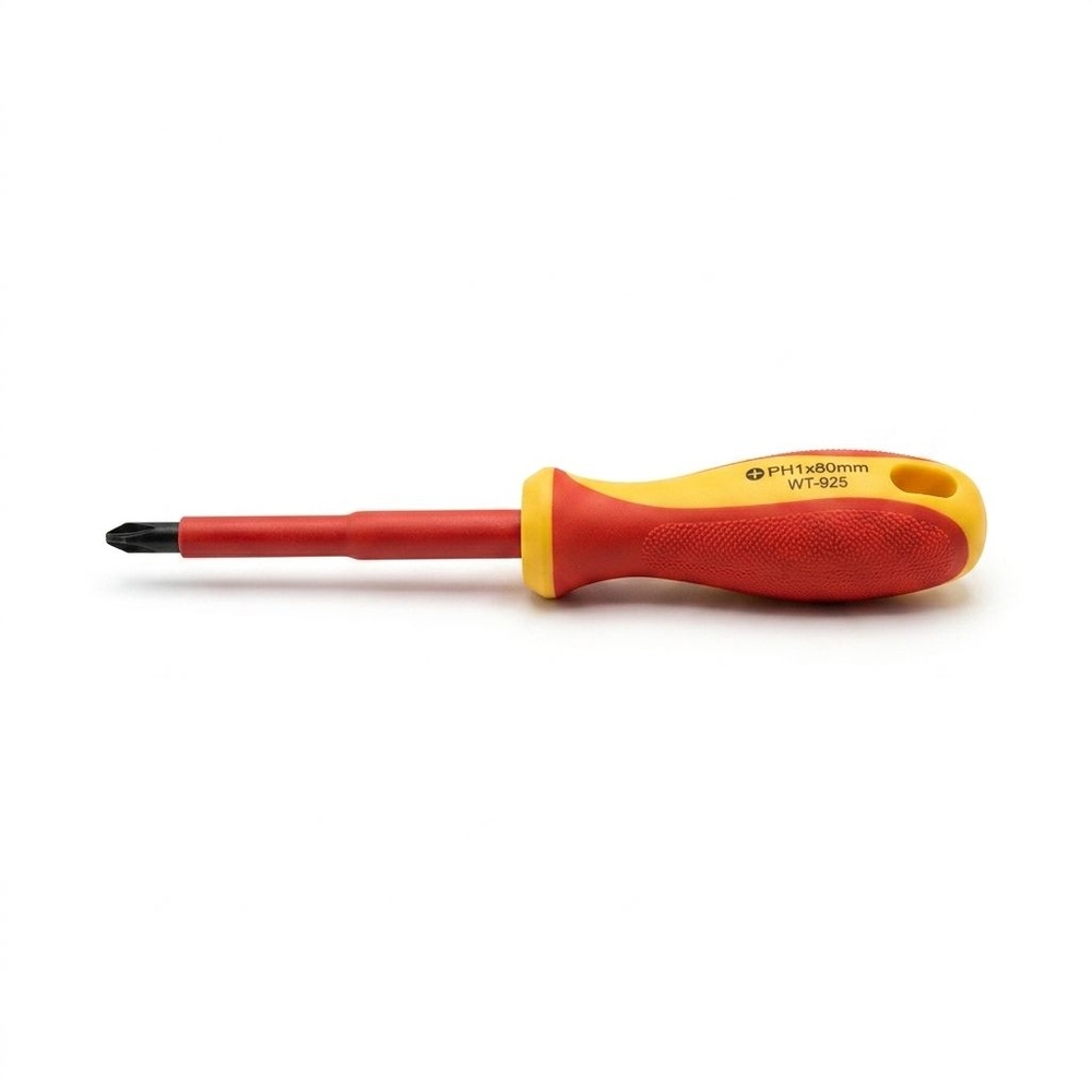 HUMMER ไขควงปากแฉกหุ้มฉนวน รุ่น WT-925 ขนาด PH.1X80มม.