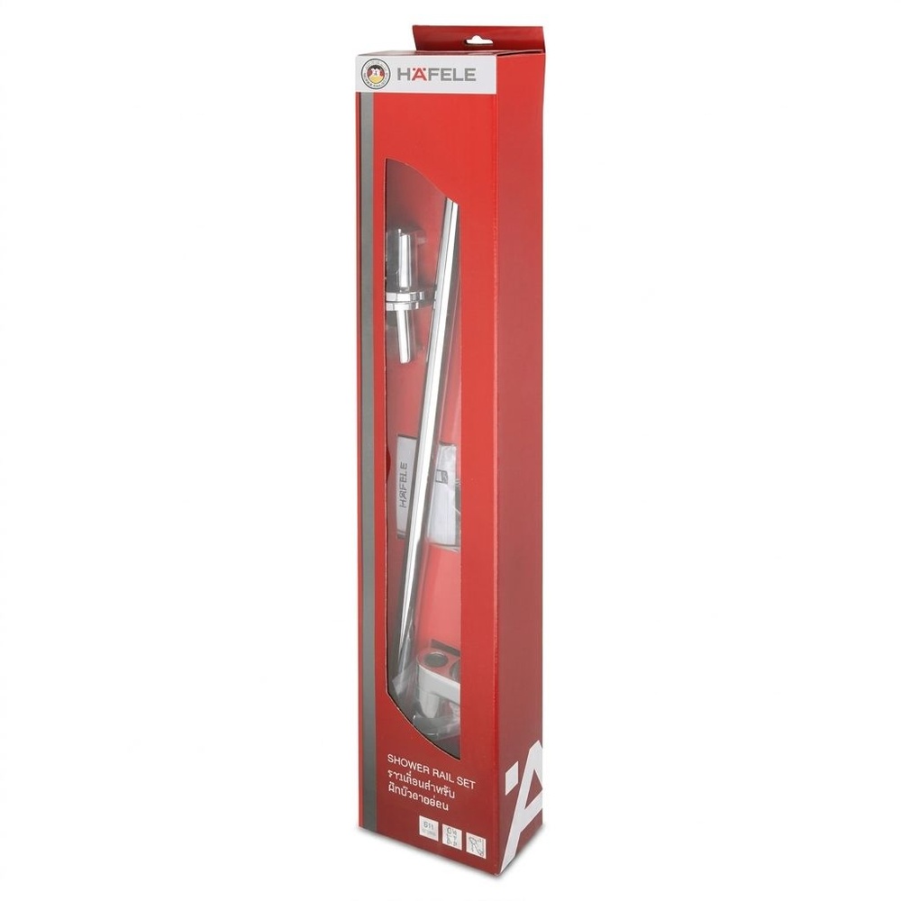HAFELE ราวเลื่อนสำหรับฝักบัวสายอ่อน 485.60.950 สีโครมเงา