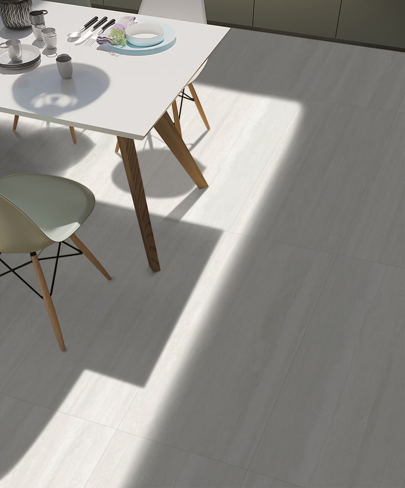 La Arezza 60X120 ซม.กระเบื้องพอร์ซเลน รุ่น Travatina light gray (DGD12600LA03) Matt - Hone Random (2pcs /box 1.44 sqm)