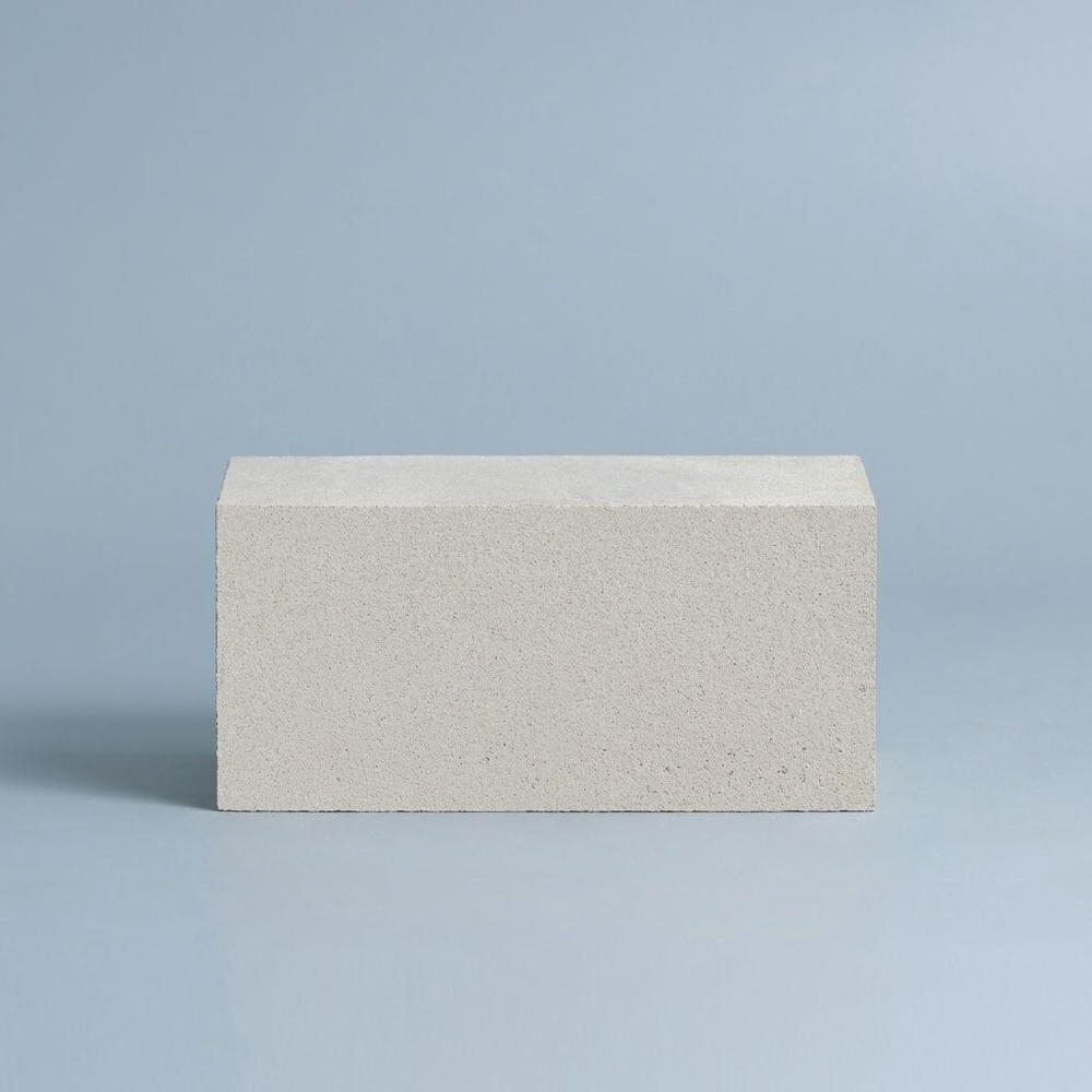 วีบล็อค อิฐบล็อกทึบ แบบสี่เหลี่ยมครึ่งก้อน ขนาด9x19x9ซม.