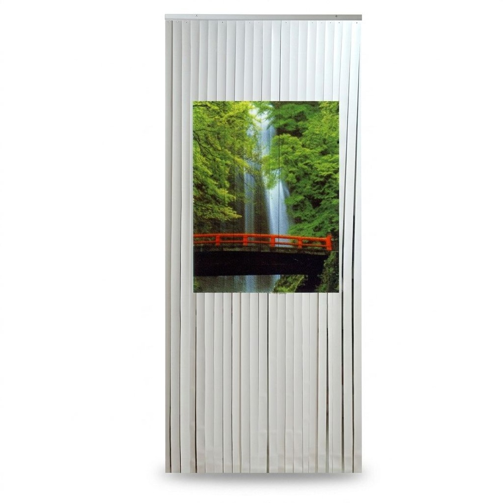 DAVINCI มู่ลี่ ประตูPVC ขนาด80x200 ซม.ลาย NATURE