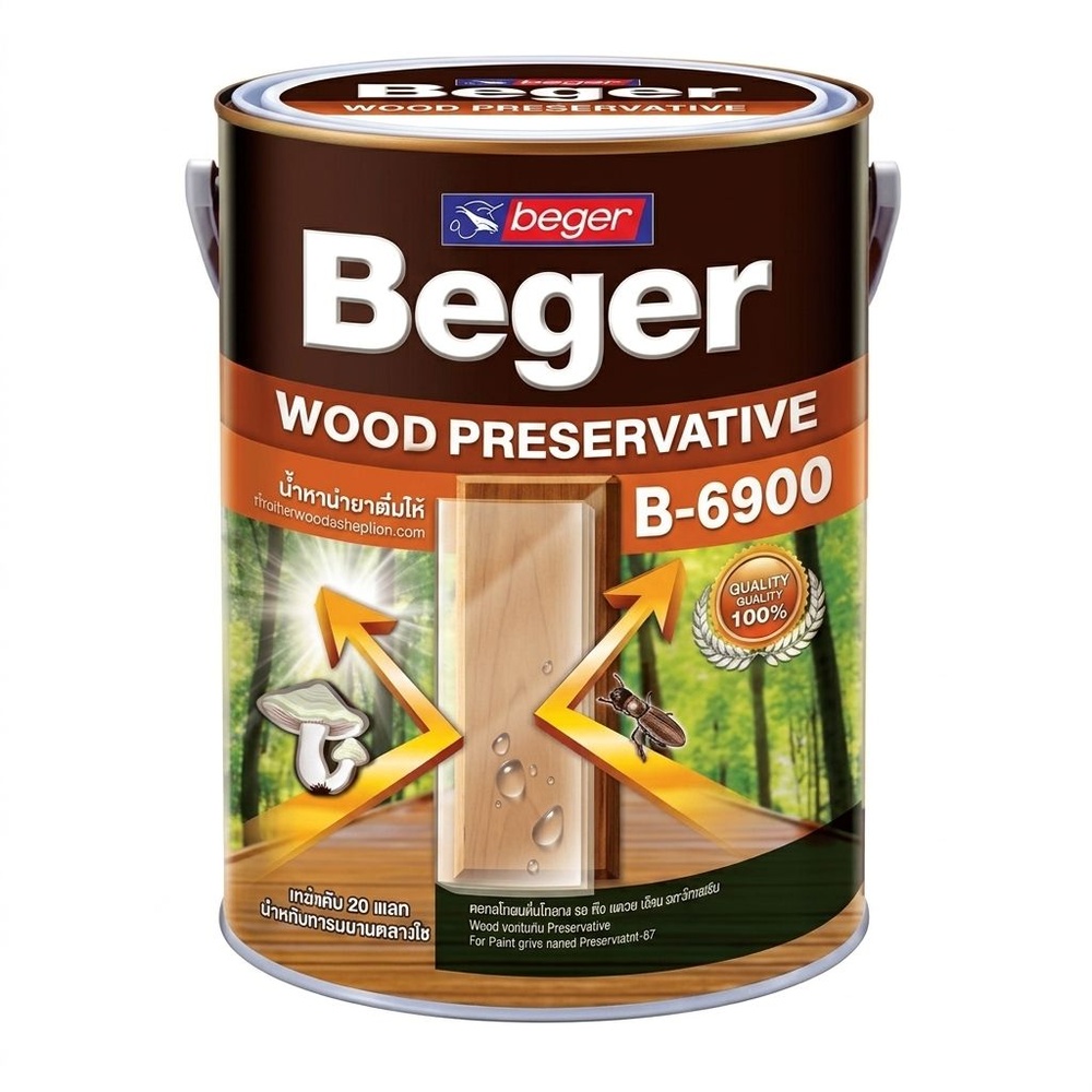Beger น้ำยารักษาเนื้อไม้ วูด พรีเซอร์เวทีฟ B-6900 1กล.