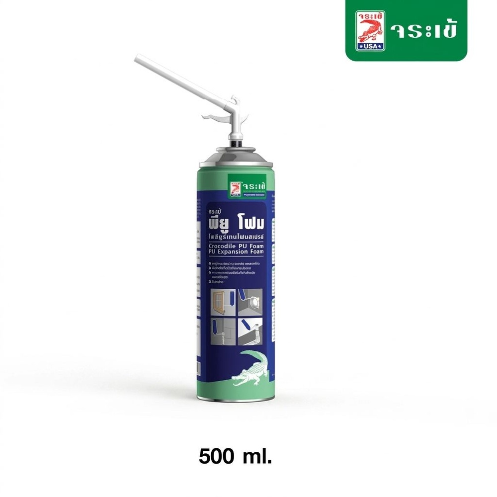 จระเข้ พียู โฟม 500 ml.