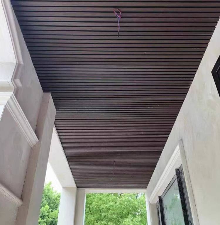GREAT WOOD ไม้ผนัง WPCร่องใหญ่ รุ่นP27-175-1 ขนาด175X27.5X3000มม. Chocolate