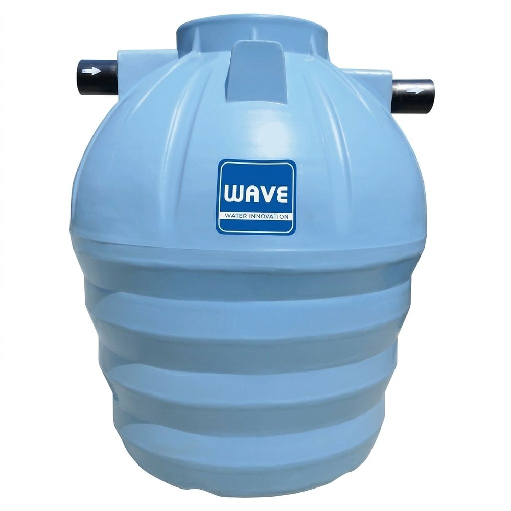 WAVE ถังบำบัดน้ำเสียชนิดเติมอากาศ ขนาด 2000L รุ่น WFF สีเทา