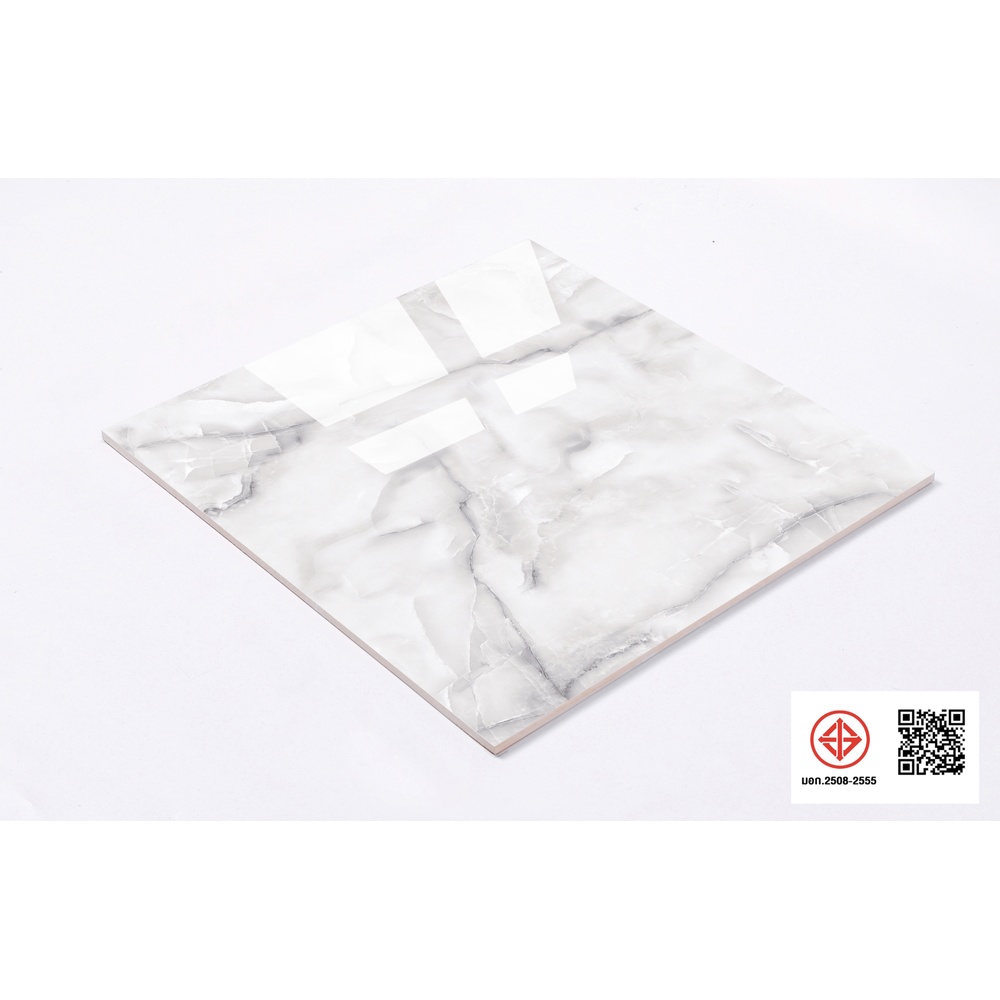 Marbella กระเบื้องเซรามิก 60x60 ซม. รุ่น อาร์กติก ไวท์ JMZ6428 Glossy (4P) random