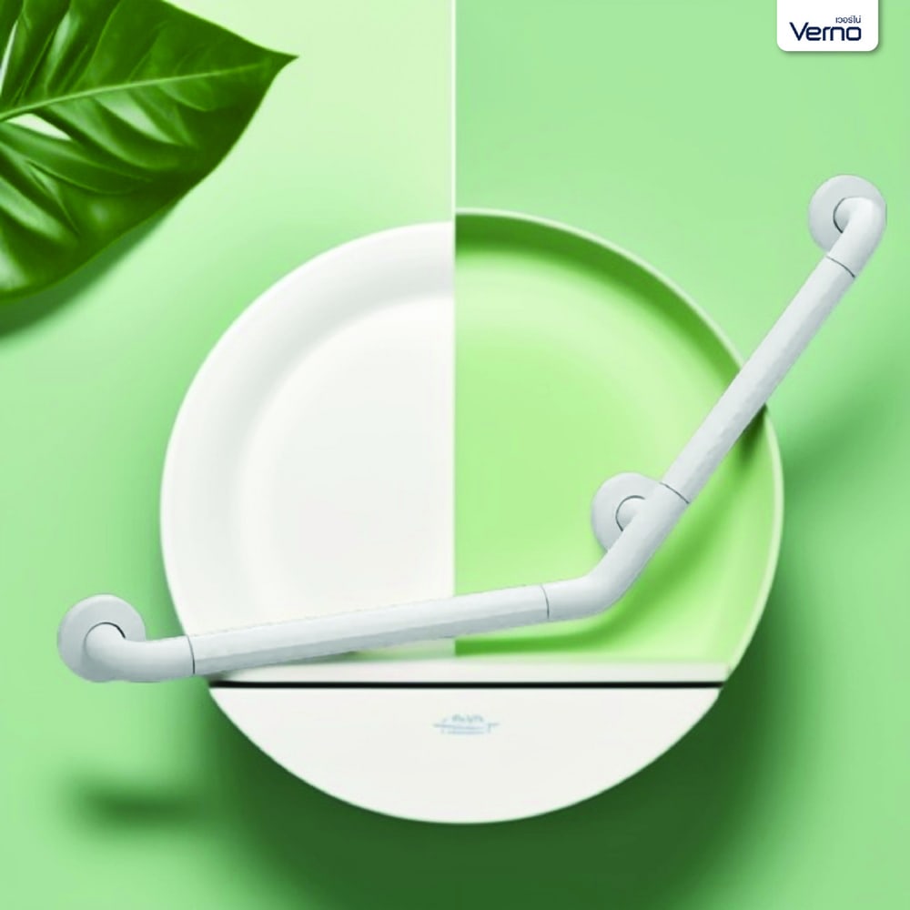 Verno ราวทรงตัวรูปตัว V รุ่น VN-8852-3 สีขาว
