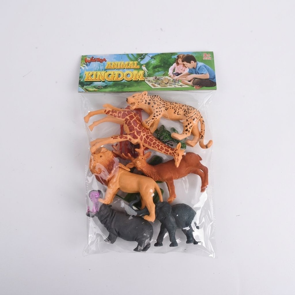TOYS ของเล่นชุดโมเดลสัตว์ป่า (6ชิ้น) 2053B ขนาด 21x4x32ซม.คละสี
