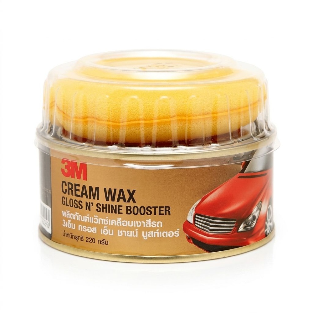 3M ผลิตภัณฑ์แว๊กซ์เคลือบเงาสีรถ 3M กรอส เอ็น ชายน์ บูสเตอร์ 220 g