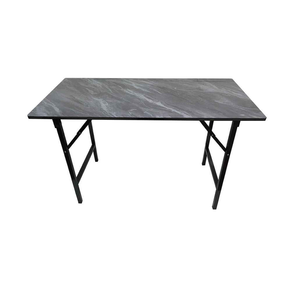 DELICATO โต๊ะเอนกประสงค์ รุ่น MD667 Volakas ขนาด 60x120x75 ซม. ลายหินดำ