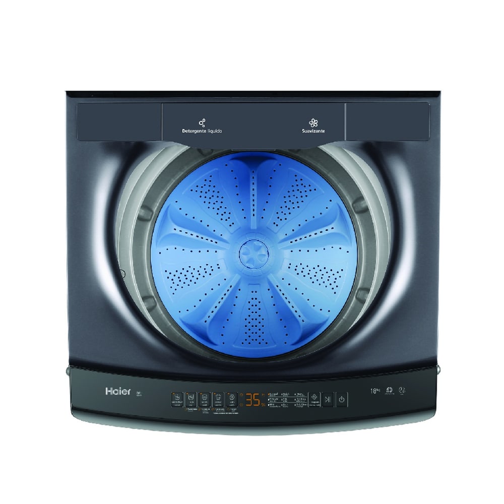 HAIER เครื่องซักผ้าฝาบน 18 กิโล รุ่น HWM180-B278S6 สีดำ
