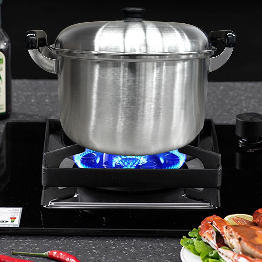 KOCH KITCHEN หม้อต้มสเตนเลสพร้อมฝา WINNIE-L24 สีเงิน