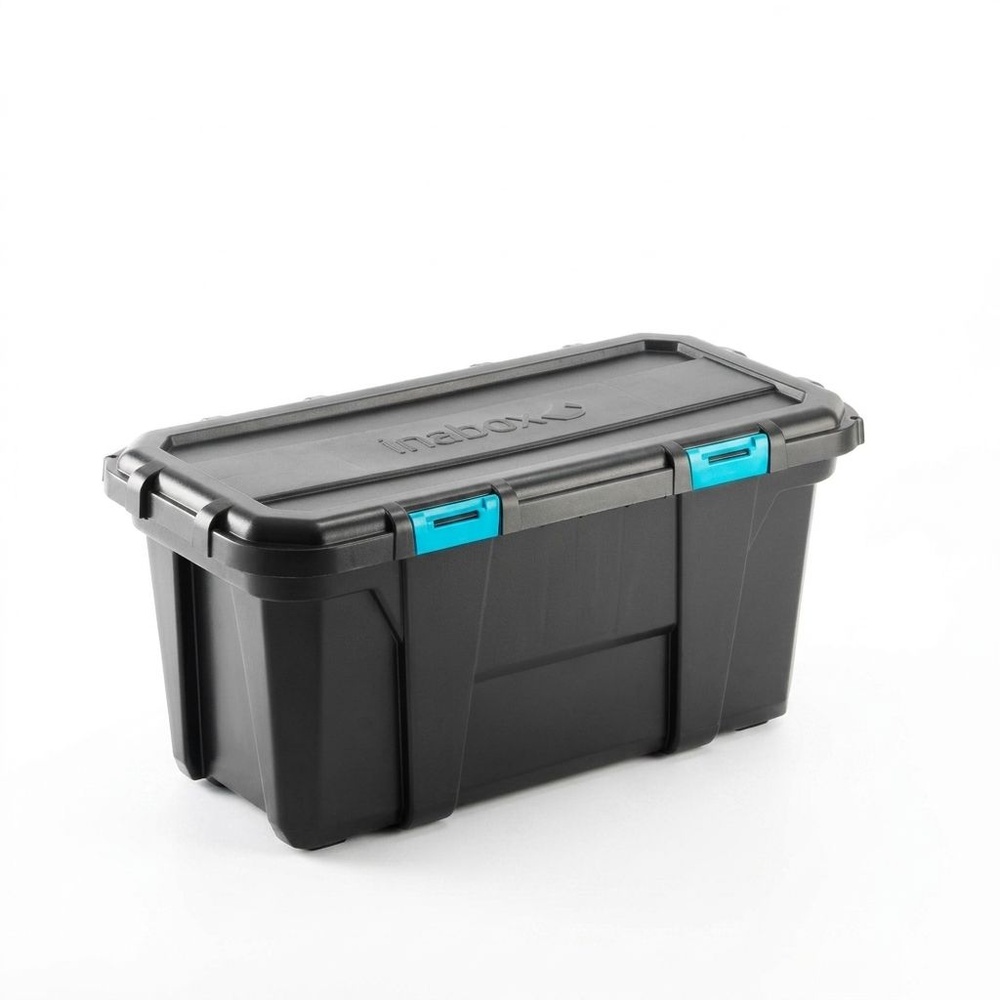 INABOX กล่องเก็บของ Heavy Forte N54407-65L ขนาด 78x37x38.3 cm. สีดำ