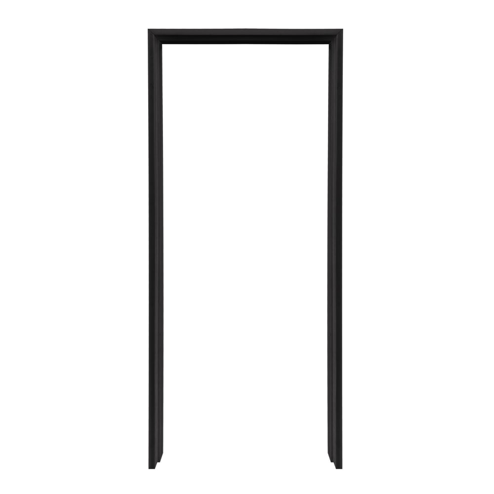 LWD วงกบ ไม้สังเคราะห์ LeoFrame Premium Lite Black Oak Color ขนาด (40/100)มม.x90x200 ซม.