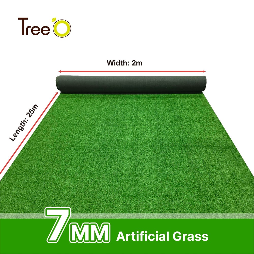 Tree O หญ้าเทียม 7มม. 2x25ม. รุ่น Greenland – LIGHT GREEN สีเขียวอ่อน
