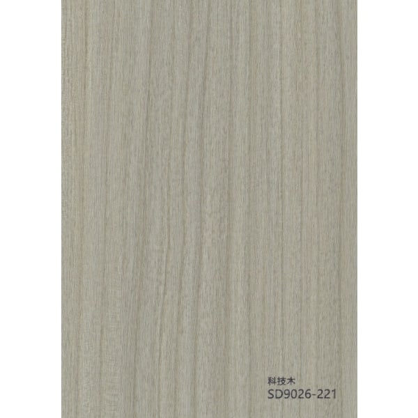 GREAT WOOD แผ่นลามิเนตปิดผิว HPL สีไม้โอ๊ค รุ่นSD9026-221 ขนาด122*280*0.8 ซม.