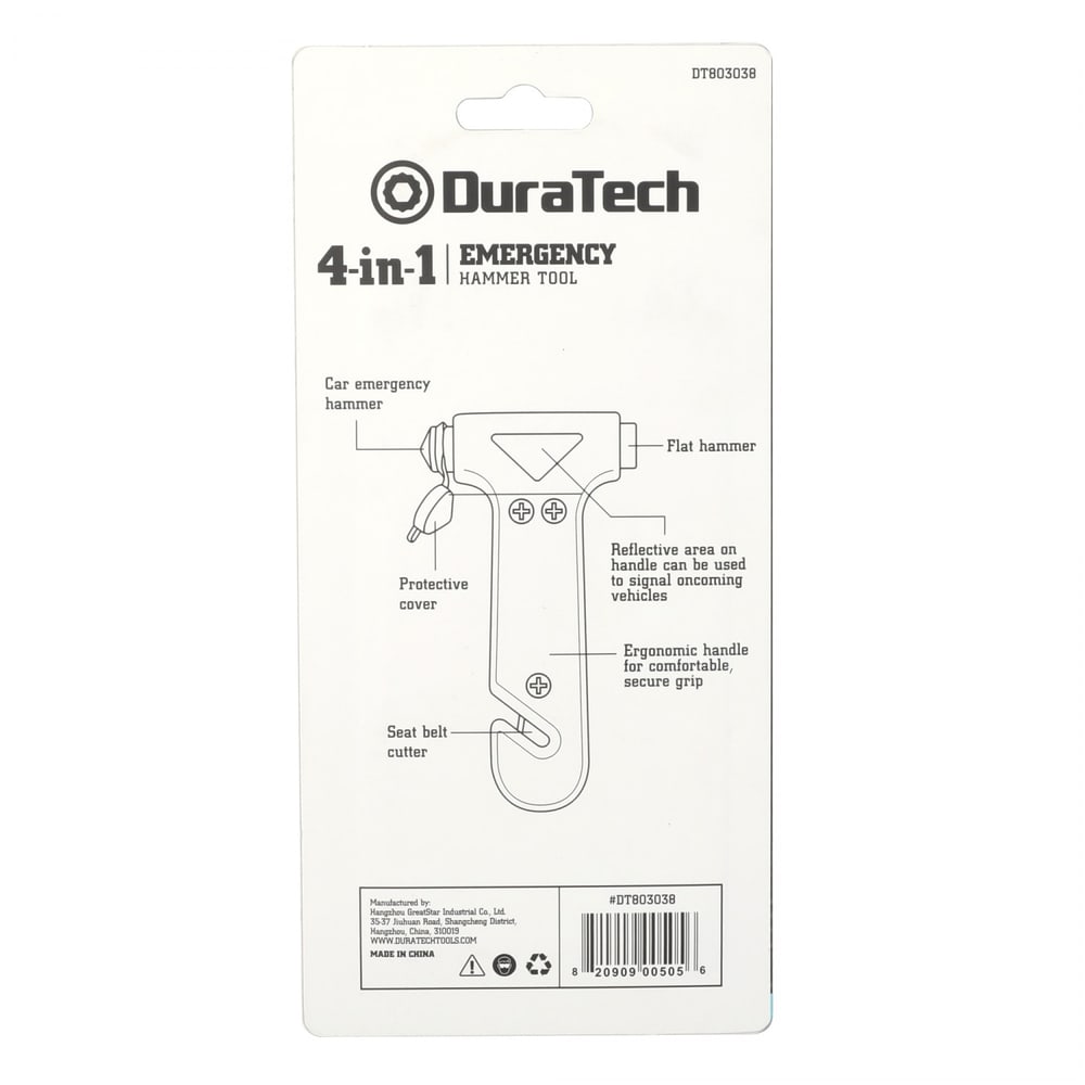 Duratech ค้อนนิรภัย 4 in 1 รุ่น DT803038
